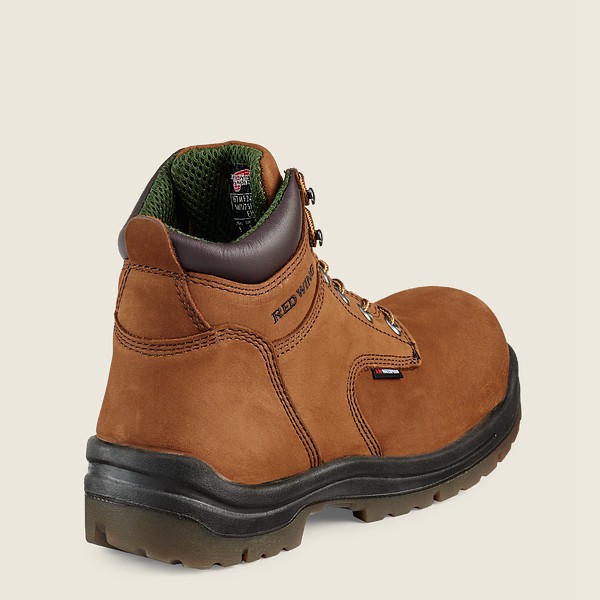 Red Wing Iş Botu Erkek - King Toe® - 6-Inch Insulated Waterproof Soft Toe - Kahverengi - 42TJLXQGE